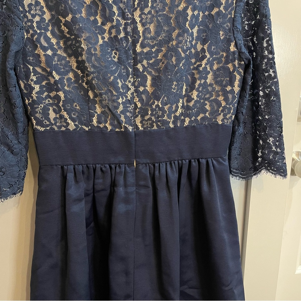 Eliza J Navy Lace Dress - Picture 10 of 16
